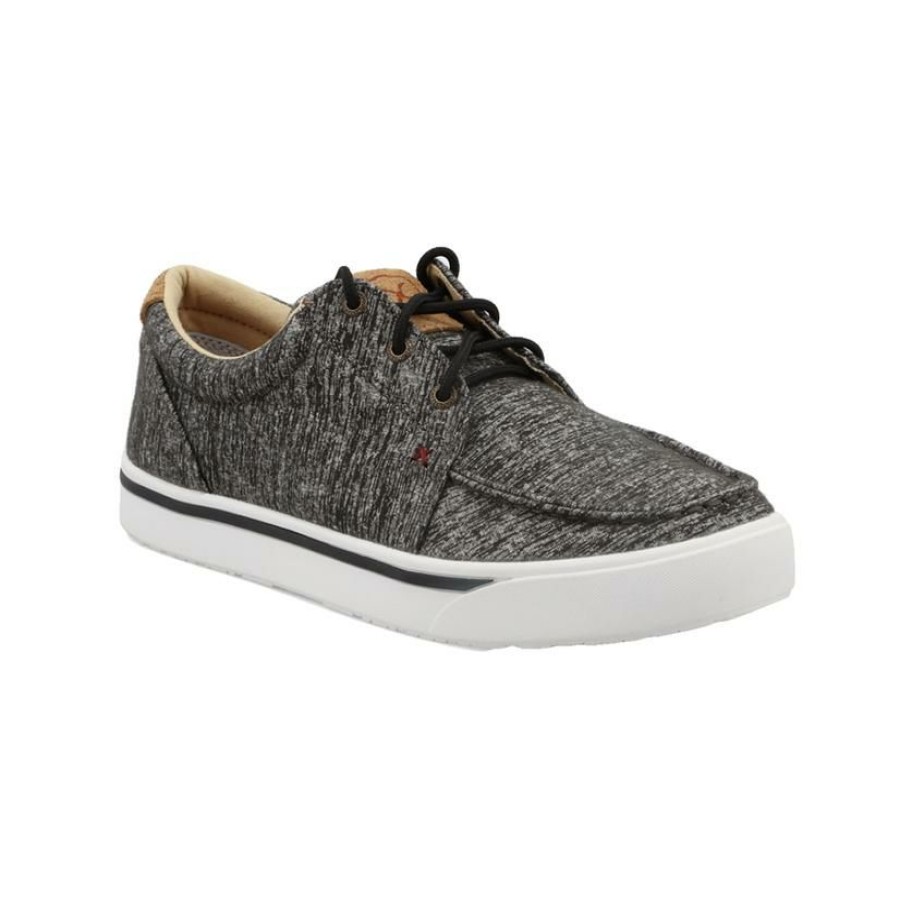 Shoes * | Best Guaranteed Twisted X Dark Grey Kicks Men'S Shoe