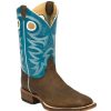 Western Boots * | Wholesale Justin Caddo Blue Bent Rail Mens' Boots