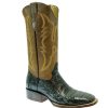 Western Boots * | Outlet Sale R. Watson Black Caiman Tail Men'S Boots