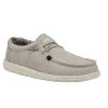 Shoes * | Less Expensive Hey Dude Wally Eco Linen Beige Men'S Shoe