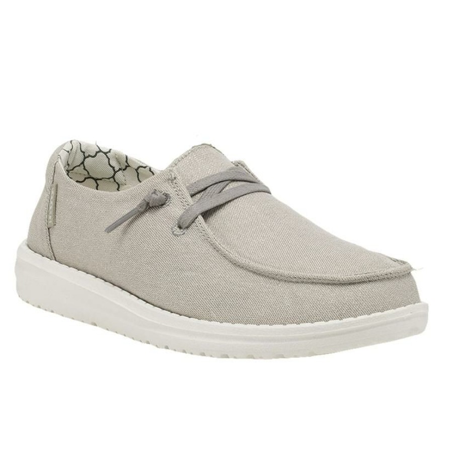 Shoes * | Clearance Hey Dude Grey Wendy Sparkling Pearl Women'S Shoes