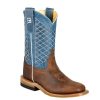 Western Boots * | Official Anderson Bean Brown Toasted Bison Blue Top Youth Boots