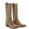 Western Boots * | Best Sale Old Gringo Peyton Oryx Brown With Silver Stitching Women'S Boots