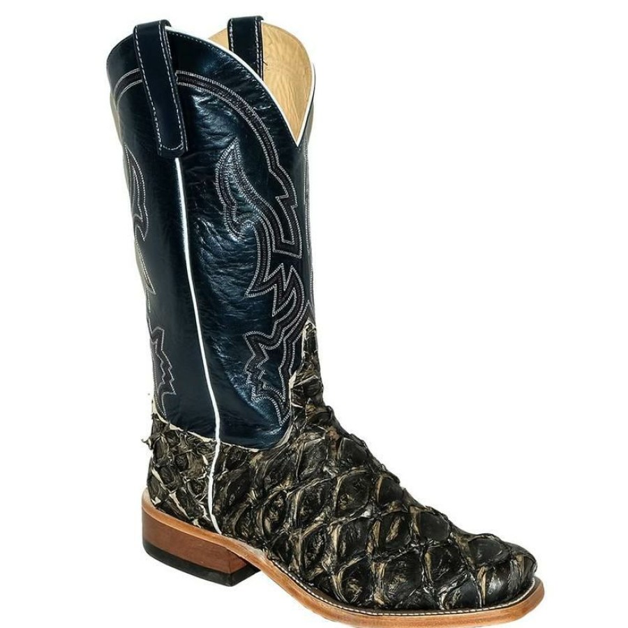 Western Boots * | Clearance Anderson Bean Brn Raven Big Bass In Regal Lustre Men'S Boots