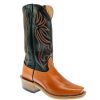 Western Boots * | Clearance Fenoglio Russet Boomer Orange And Black Women'S Boots