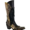 Western Boots * | Cheap Old Gringo Yippee Ki Yay Hayley Black Brown Patchwork Women'S Boots