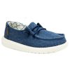 Shoes * | Limited Edition Hey Dude Wendy Youth Sparkling Denim Shoe