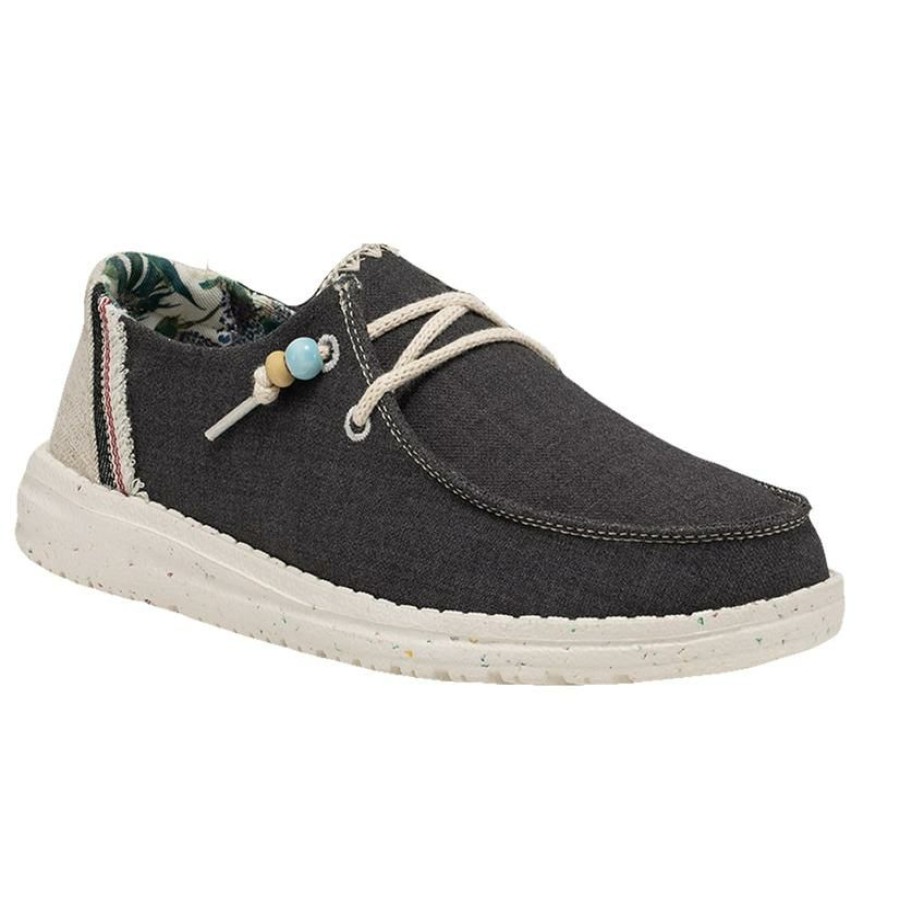 Shoes * | Best Guaranteed Hey Dude Wendy Natural Carbon Women'S Shoes