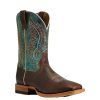 Western Boots * | Official Ariat Cow Camp Better Brown And Cool Blue Men'S Boots