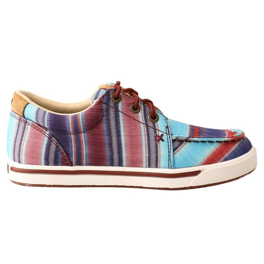 Shoes * | Shop New Twisted X Hooey Looper Blue Girls Shoe