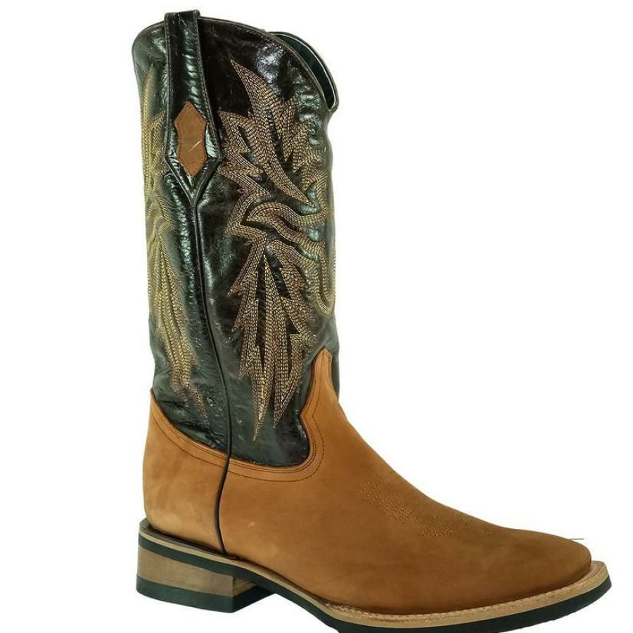 Western Boots * | New Ferrini Mens Maverick Brown Western Boots