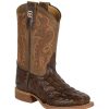 Western Boots * | Shop New Anderson Bean Kids Chocolate Nile Caiman Print Boots