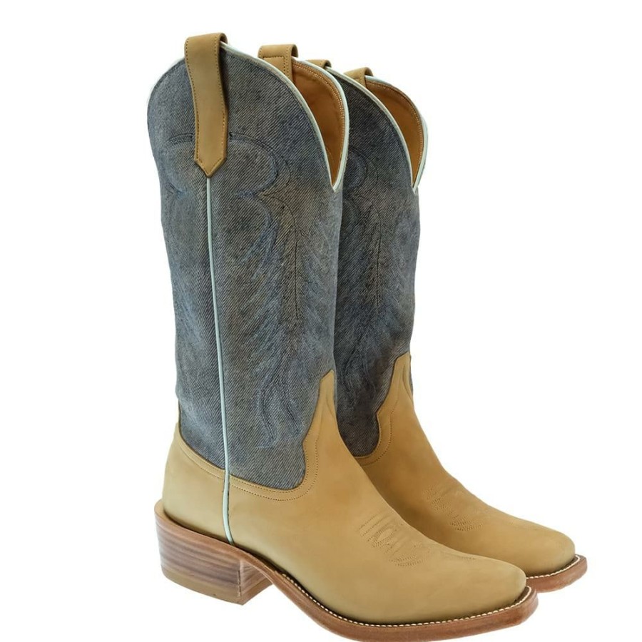 Western Boots * | Crazy Deals Rios Of Mercedes Tan Crazy Horse Women'S Boots