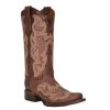 Western Boots * | Shop New Corral Boots Women'S Brown Embroidery Boots