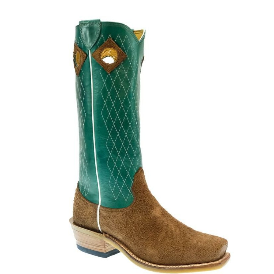 Western Boots * | New Fenoglio Greenland Roughout Brown Women'S Boot