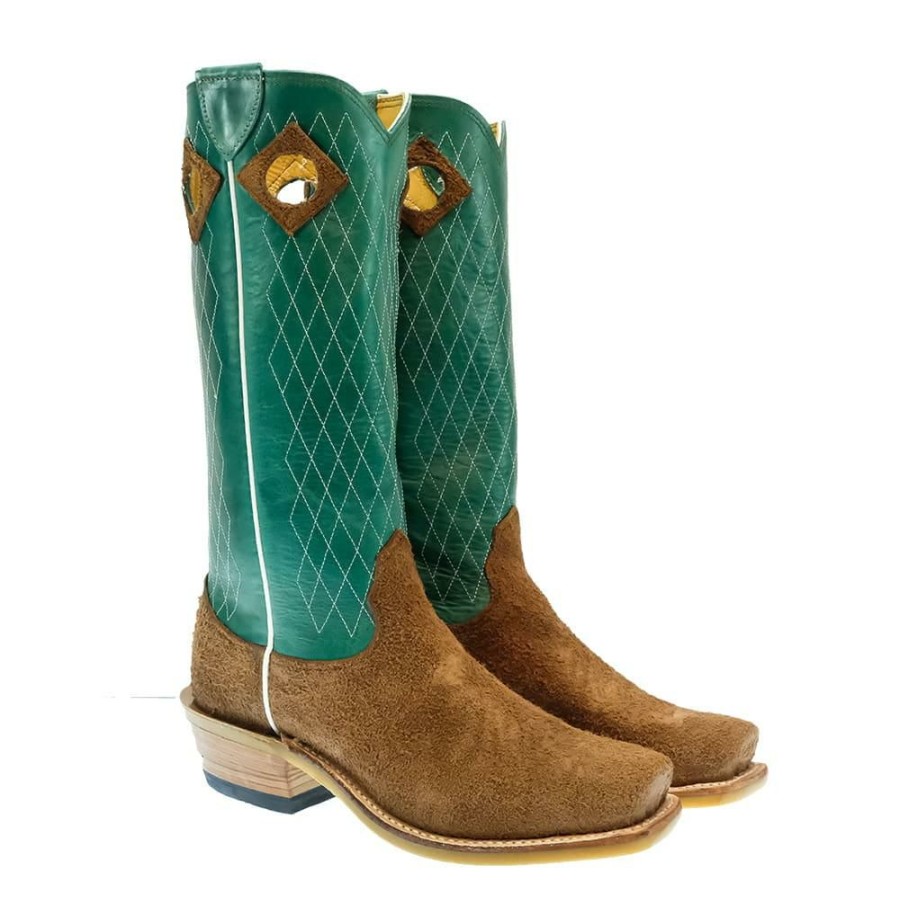 Western Boots * | New Fenoglio Greenland Roughout Brown Women'S Boot