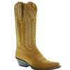 Western Boots * | Shop New Caborca Gamuza Ambra Tan Women'S Boots