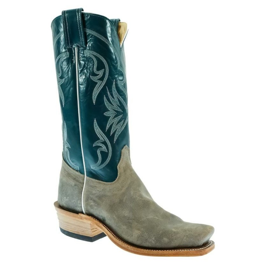 Western Boots * | Best Sale Olathe Grey Stone Kudu Men'S Boots