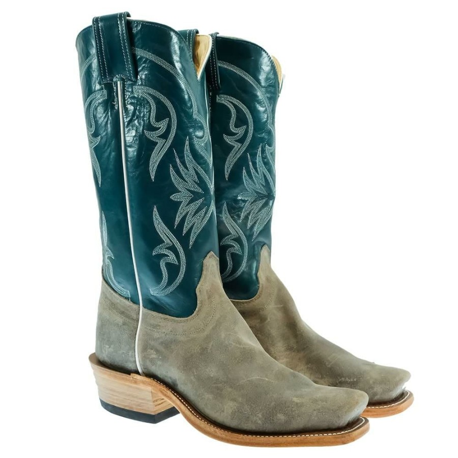 Western Boots * | Best Sale Olathe Grey Stone Kudu Men'S Boots